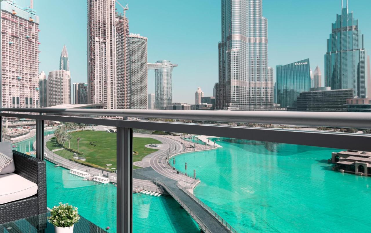 Elite Royal Apartment - Full Burj Khalifa & Fountain View - 2 Bedrooms And 1 Open Bedroom Without Partition Dubai Exterior foto