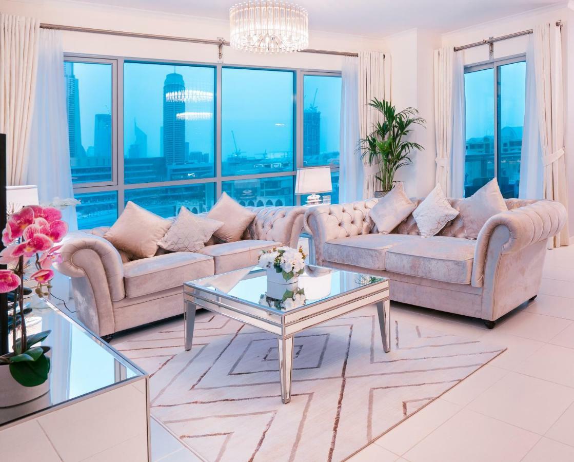 Elite Royal Apartment - Full Burj Khalifa & Fountain View - 2 Bedrooms And 1 Open Bedroom Without Partition Dubai Exterior foto